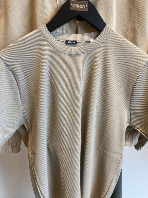 Off White Triko Round Neck