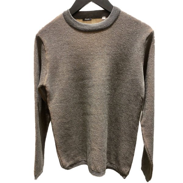 Brown Round Neck Blouse