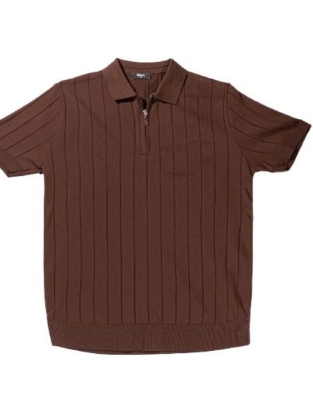 Triko Zipper One Maroon