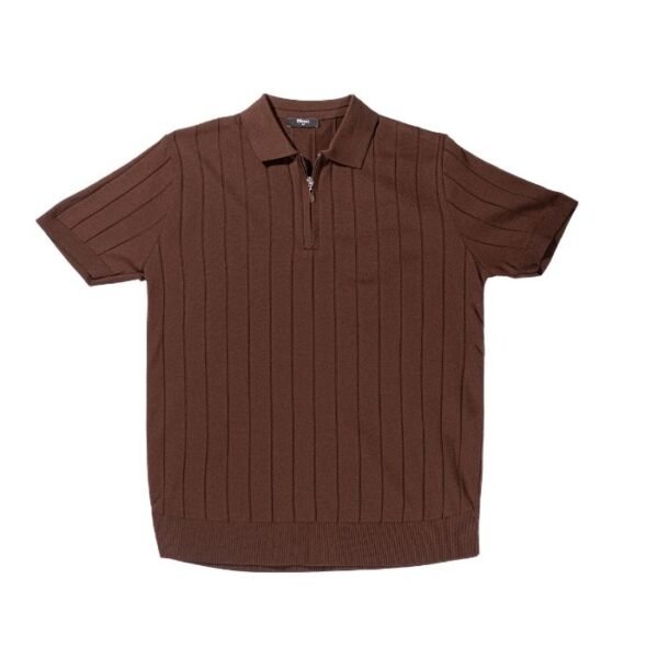 Triko Zipper One Maroon