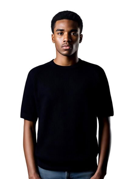Black Triko Round Neck