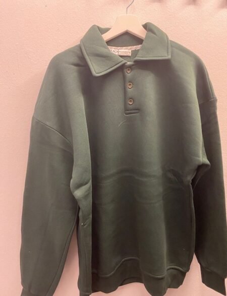 Olive winter blouse