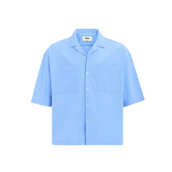 Light Blue Shirt Half Sleeve