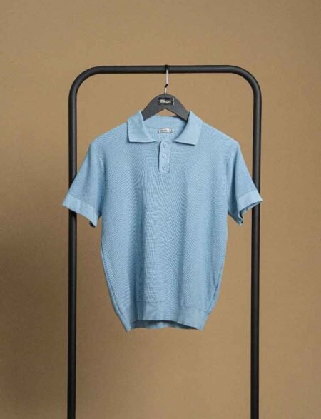T-Shirt Polo tricot Sky