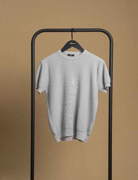 T-Shirt Round Neck tricot Grey