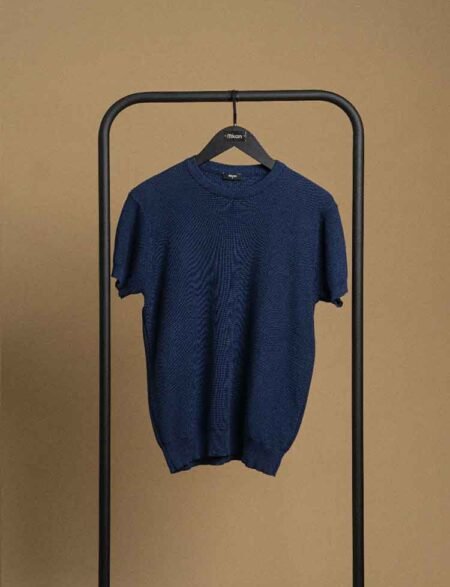 T-Shirt Round Neck tricot Navy