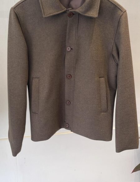 Classic brown wool jacket
