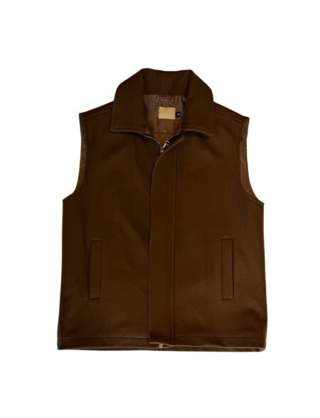 Brown classic vest