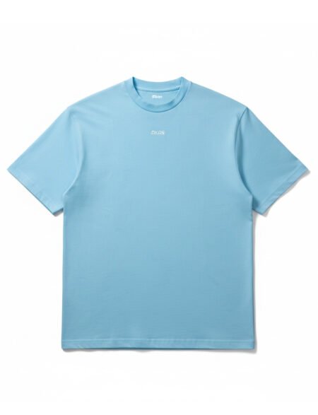 T-Shirt Round Neck tricot Turquoise