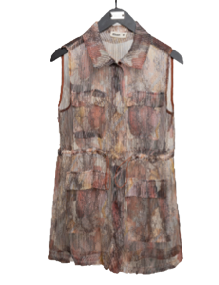 Pink transparent shirt