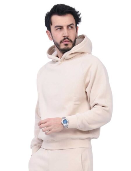 TOP HOODIE BEIGE
